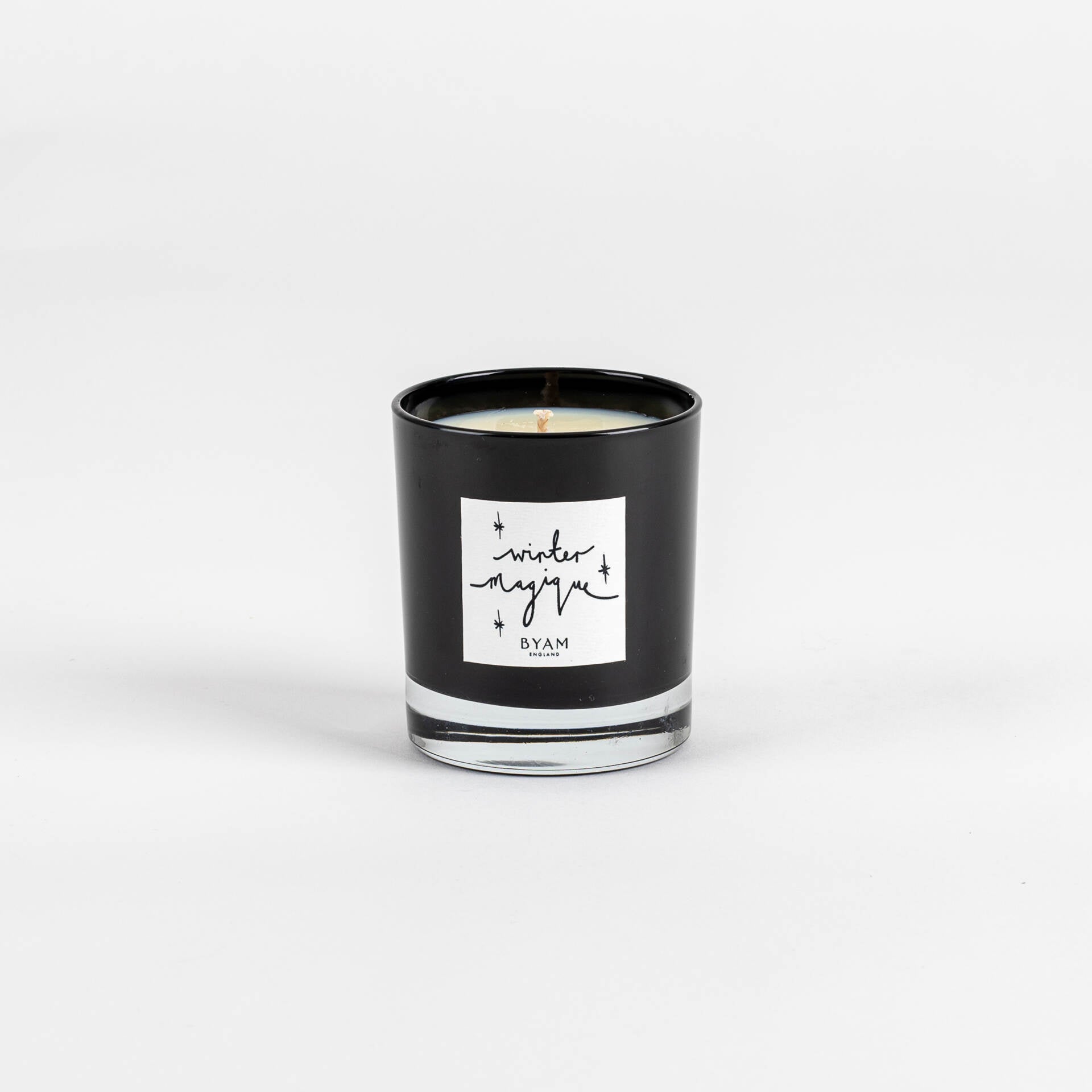 Winter Magique - Black Glass Candle