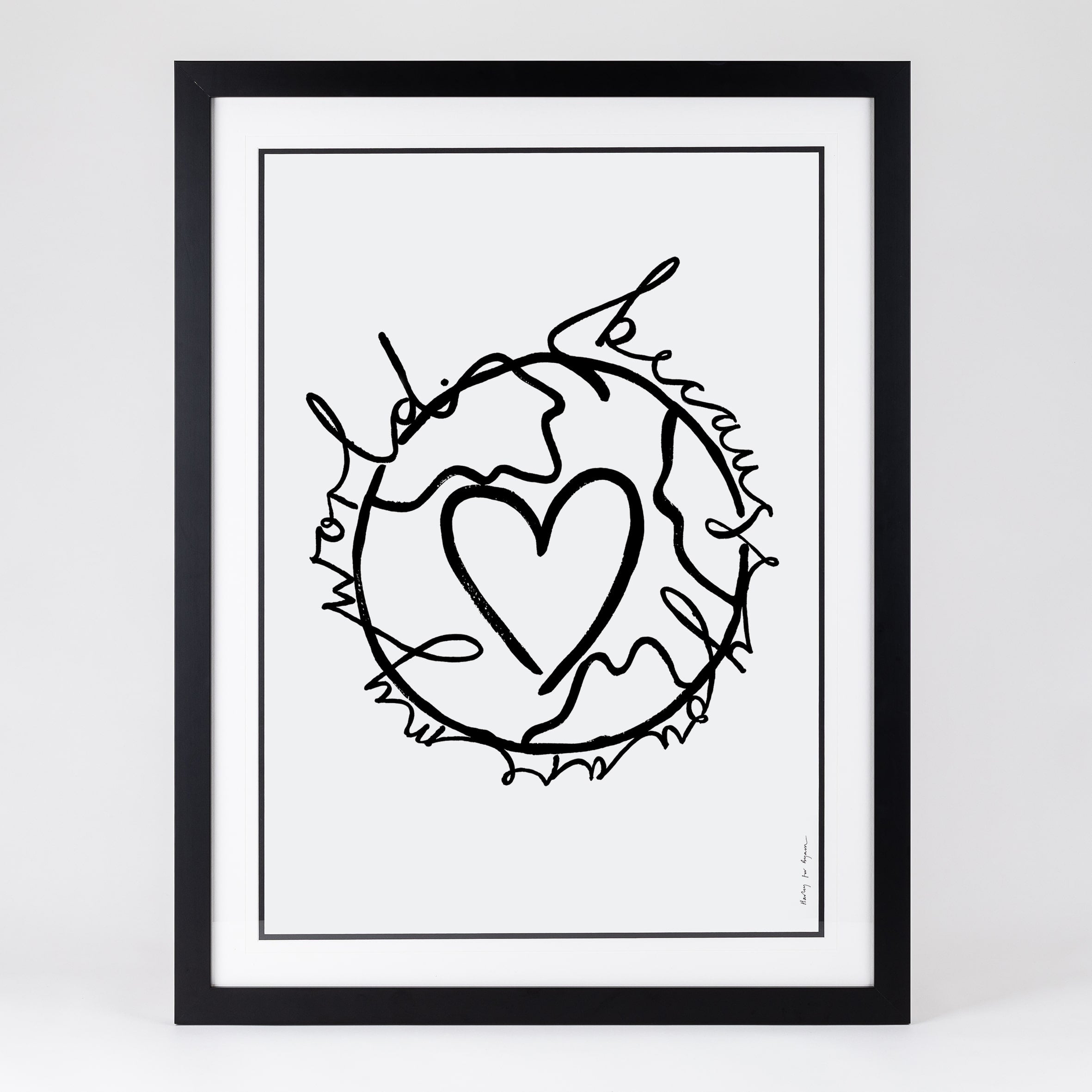 You Are My World – Framed Print - BYAM England