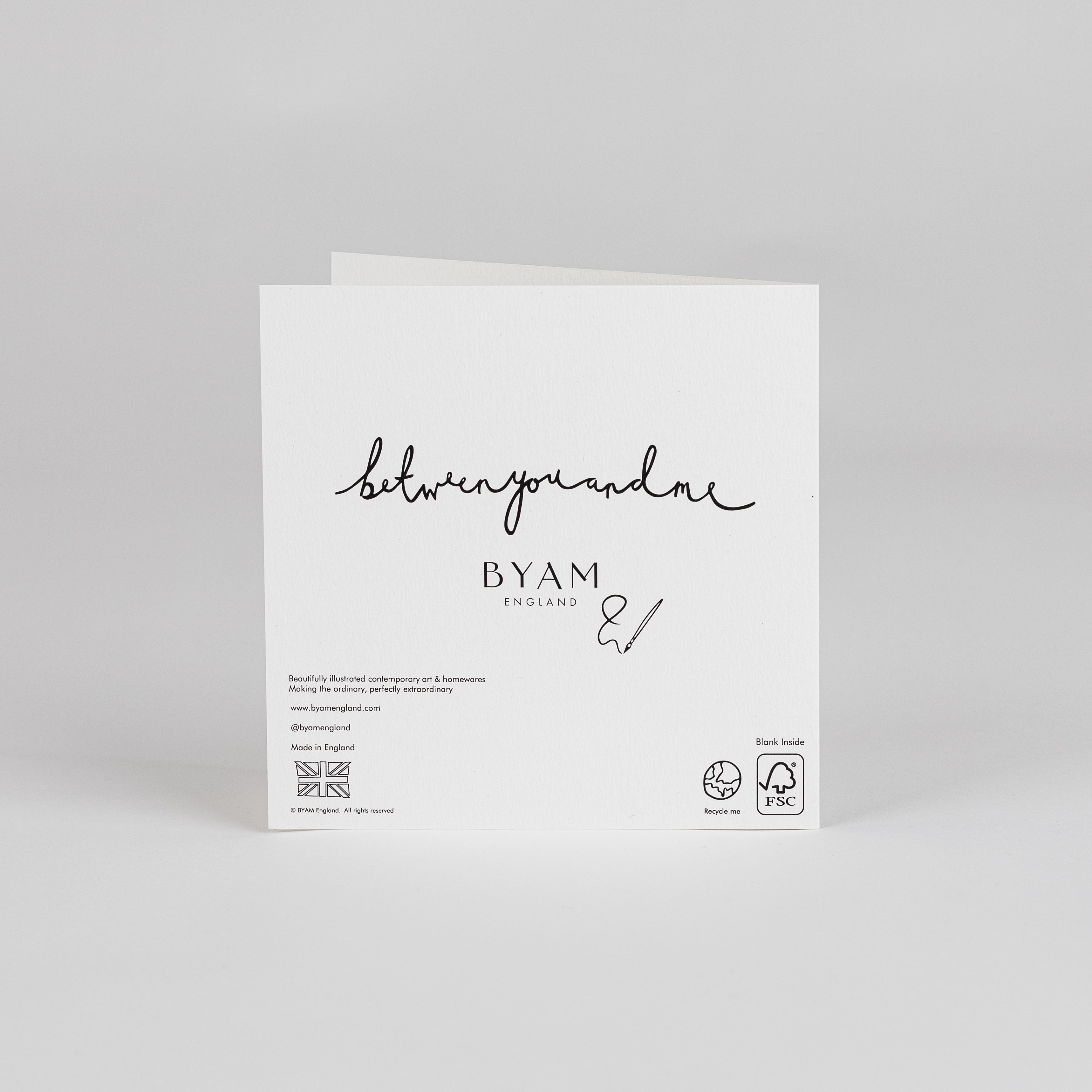 Hi Beautiful – Greetings Card - BYAM England