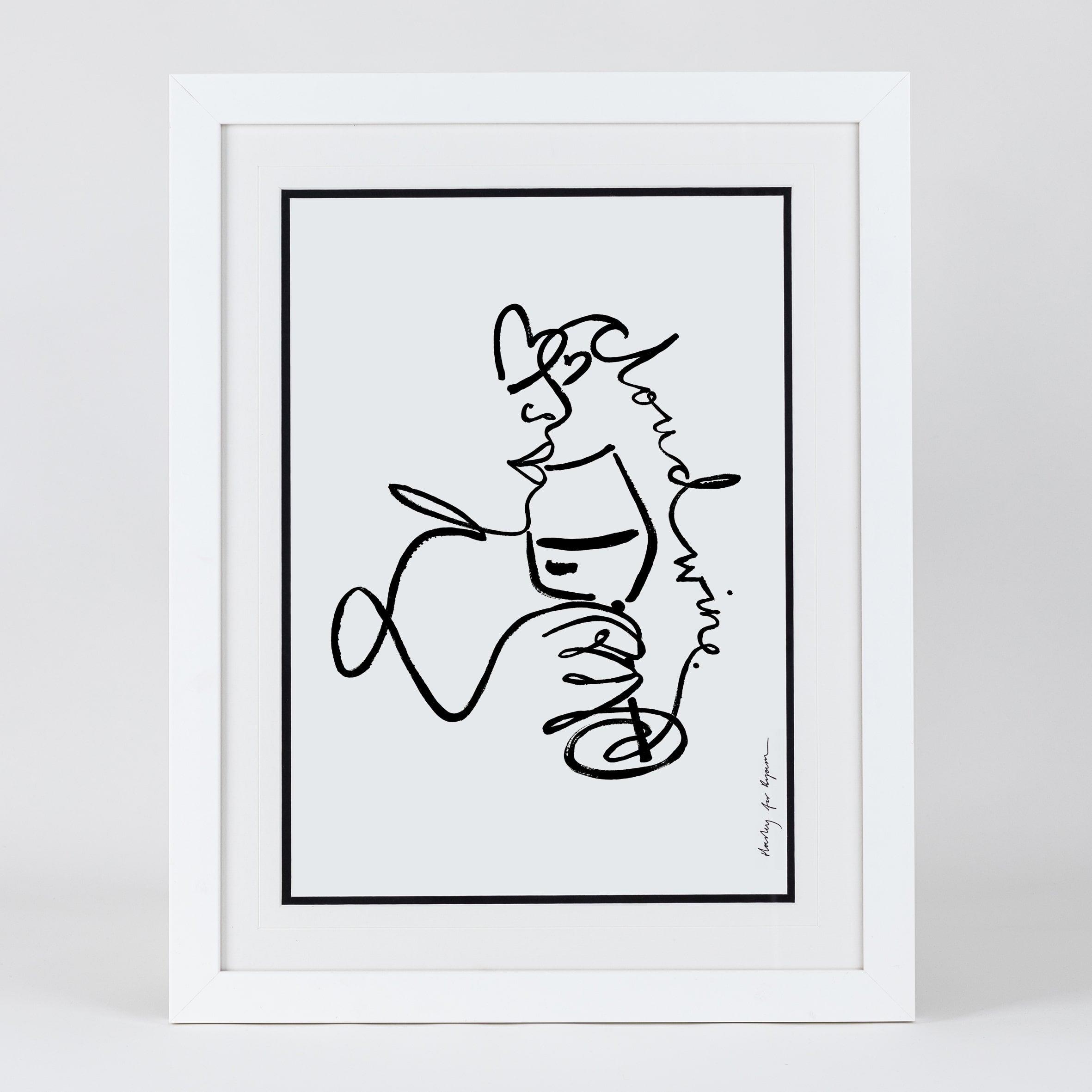 Cloud Wine – Framed Print - BYAM England