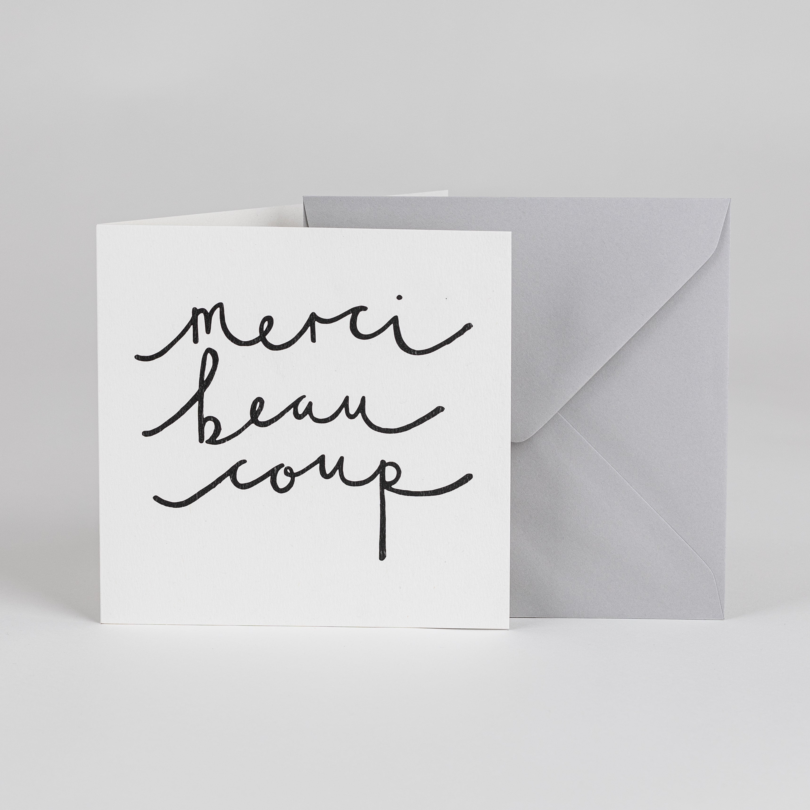 Merci Beau Coup – Greetings Card - BYAM England