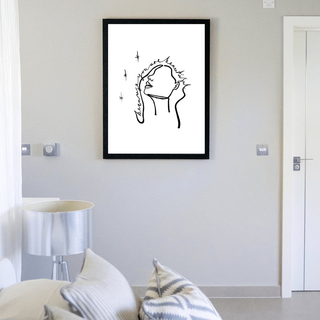 You Are Beautiful – Framed Print - BYAM England
