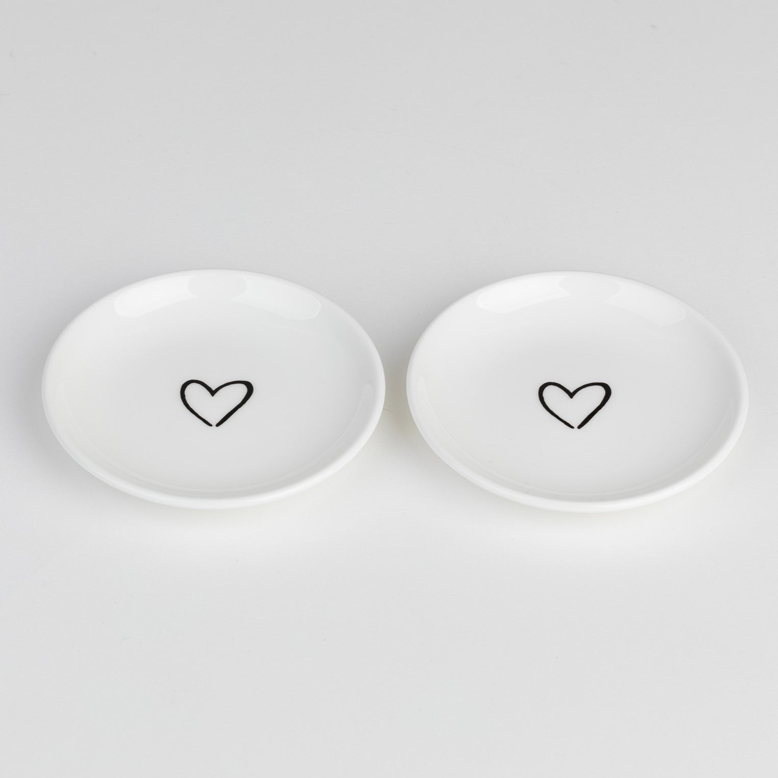 Set of 2 Coasters - Heart, Heart