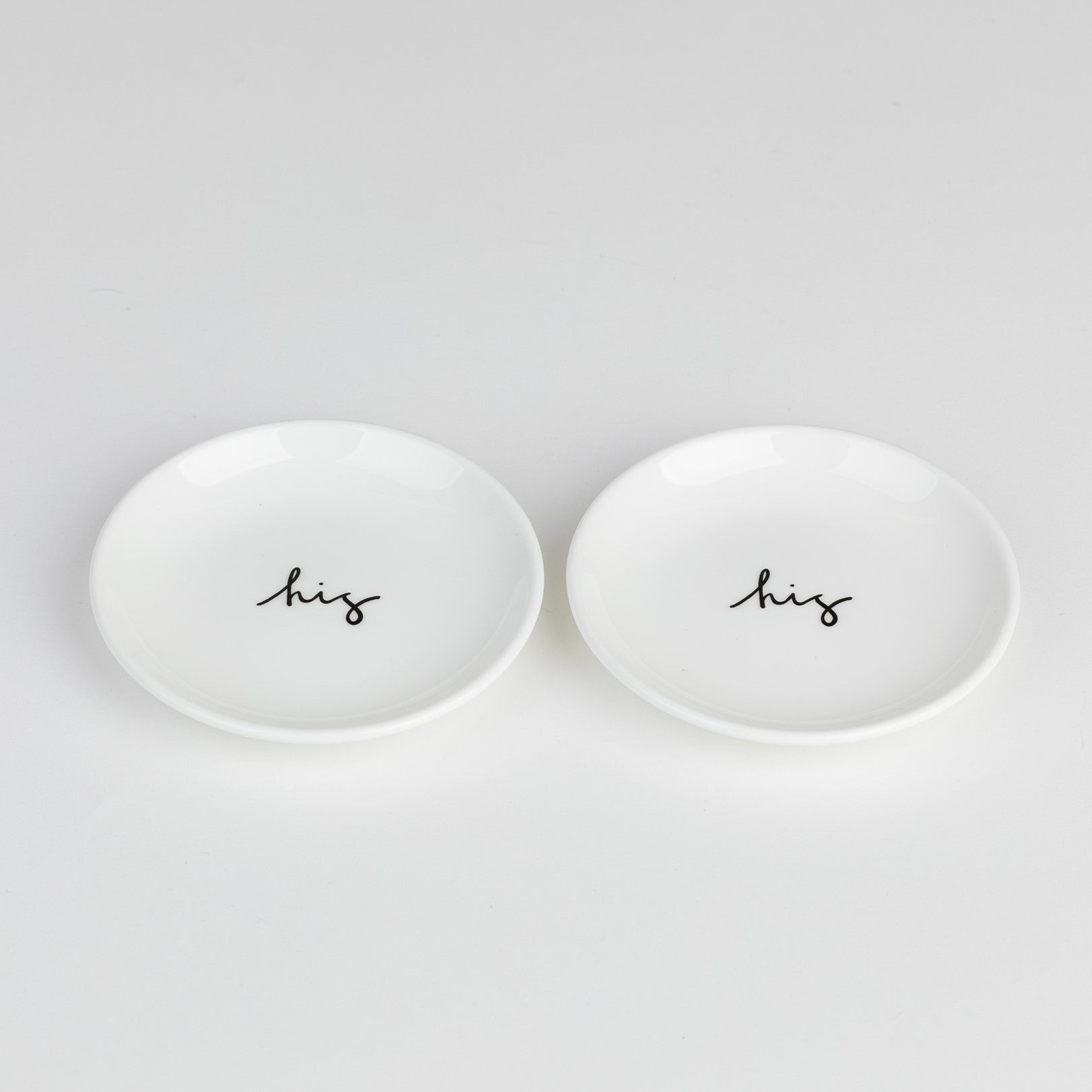 Set of 2 Coasters - His, His