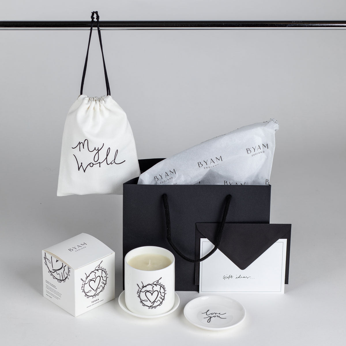 Candle + Coaster – Gift Set - BYAM England