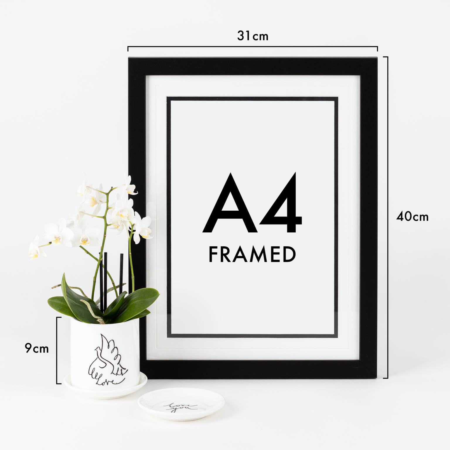 Cafe Au Lait – Framed Print - BYAM England