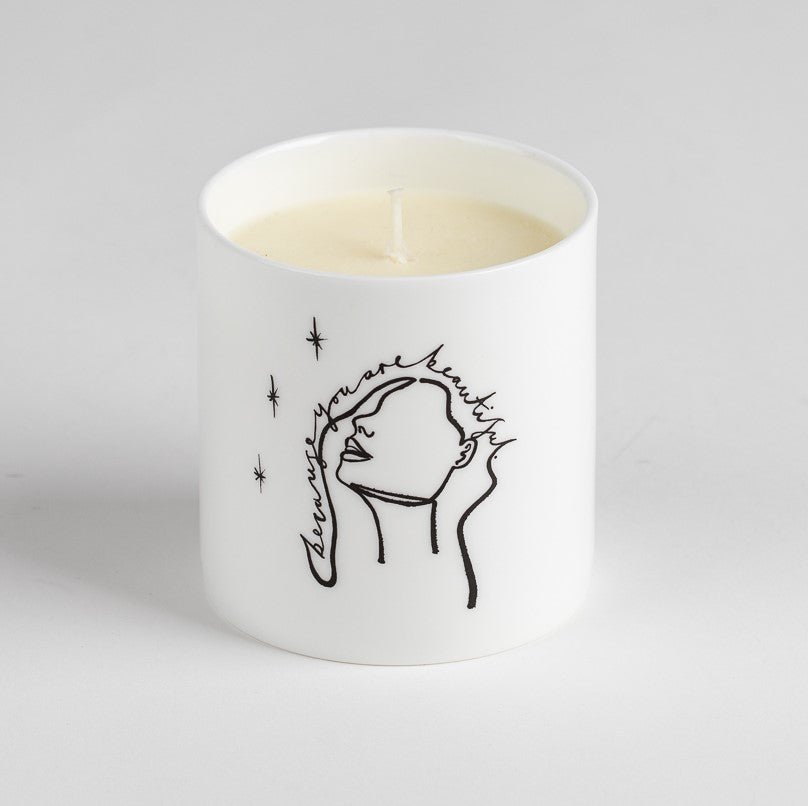 Candle, Coaster, Greeting & Gift Card – Gift Set