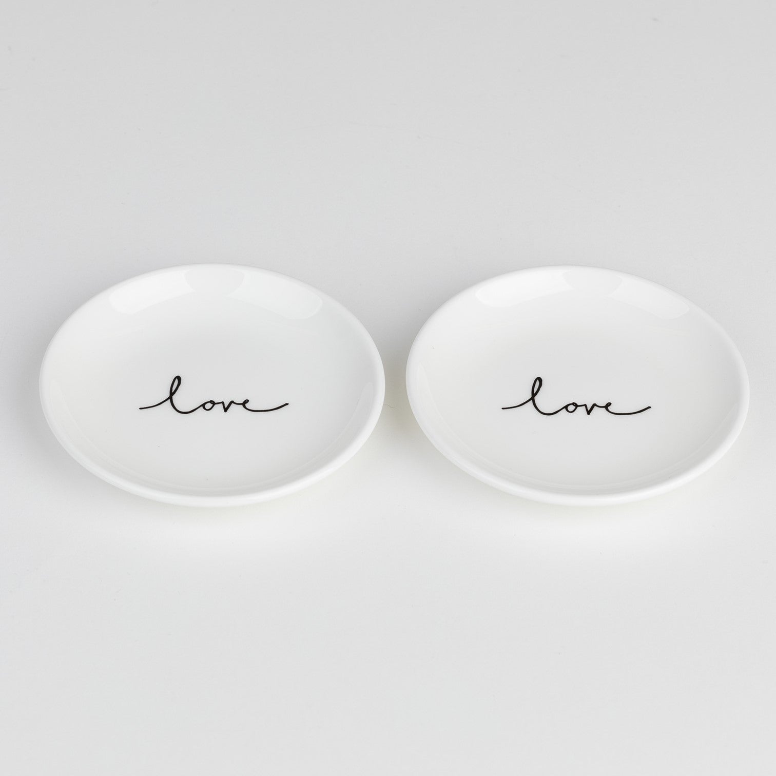 Set of 2 Coasters -Love, Love