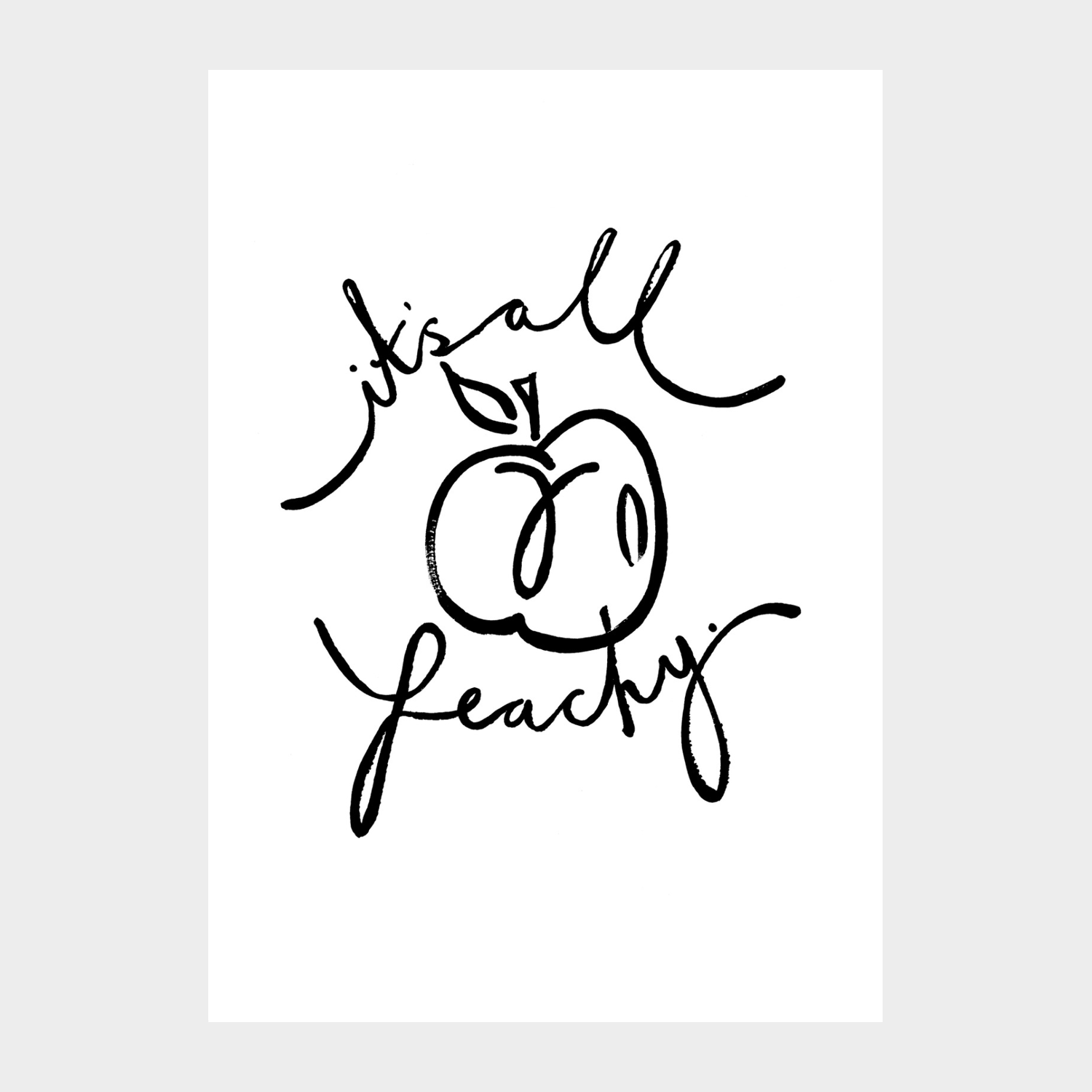 It’s All Peachy – Print - BYAM England