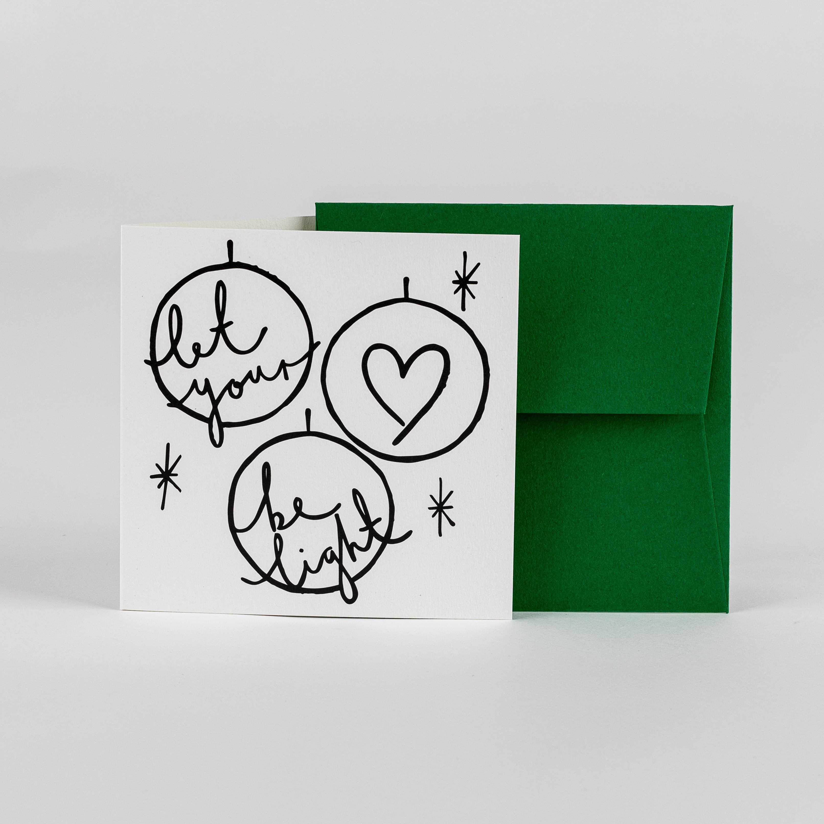 Let Your Heart Be Light - Christmas Card