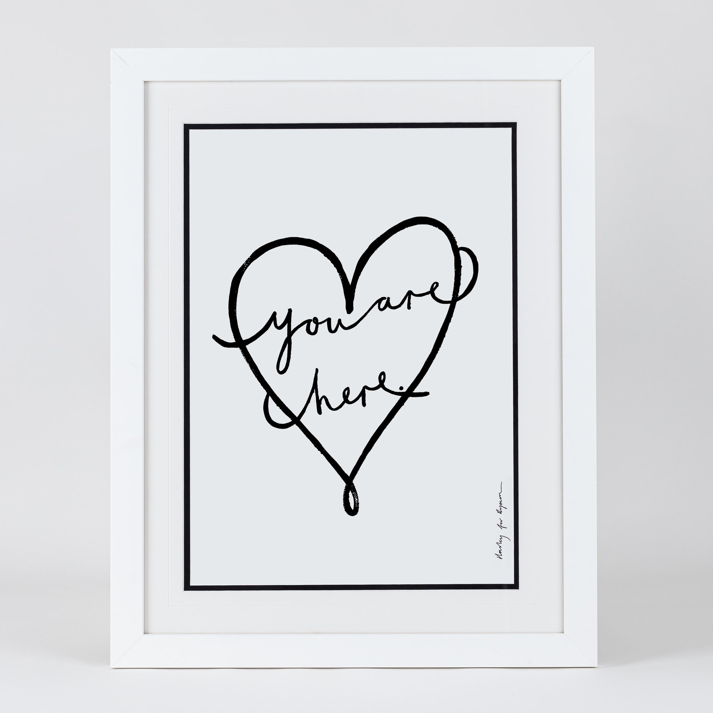 You are Here – Framed Print - BYAM England