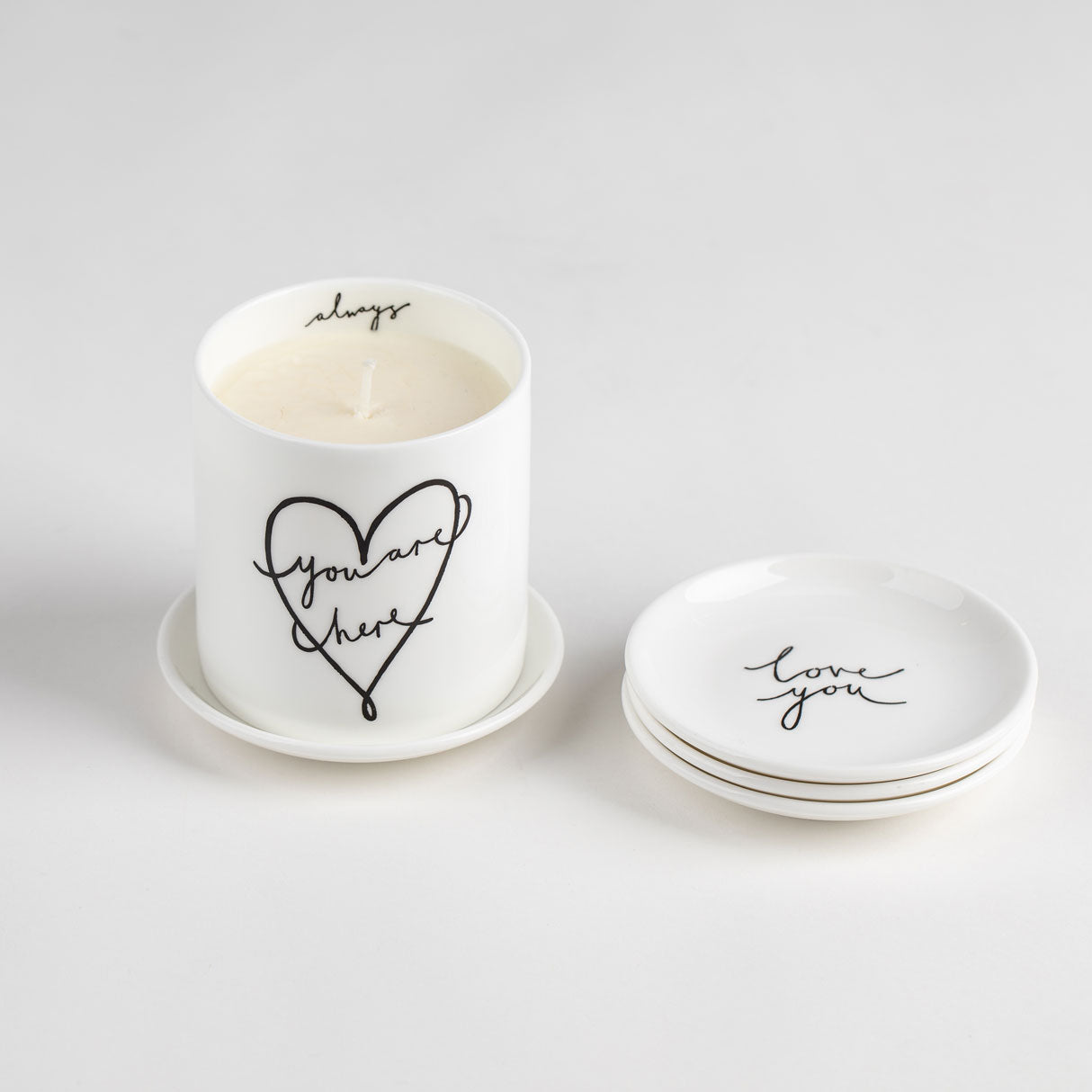 Candle + Coaster – Gift Set - BYAM England